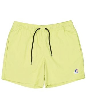 K-Way Costume Da Bagno Con Coulisse - Giallo