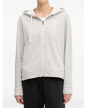 Under Armour Sudadera Con Capucha Y Cremallera - Blanco