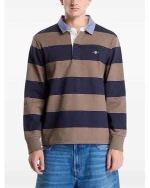 GANT Polo A Rayas - Azul