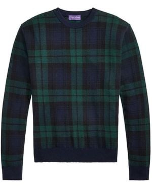 Ralph Lauren チェック セーター - ブルー