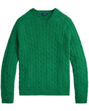 Polo Ralph Lauren ケーブルニット セーター - グリーン