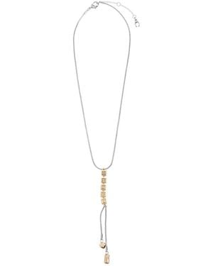 COACH Pendant Snake-Chain Necklace - White