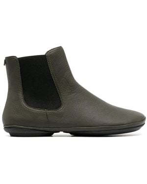 Camper Nina Elasticated-Panel Ankle Boots - Brown