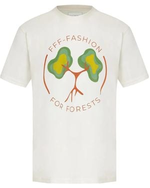 Amir Slama T-Shirt Mit Grafischem Print - Weiß