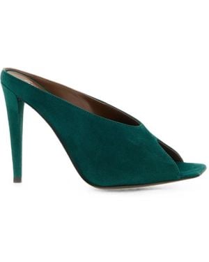 Giuseppe Zanotti Intriigo Cluedo Suede Sandals - Green