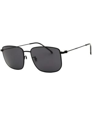 BOSS Rectangle-Frame Metal Sunglasses - White