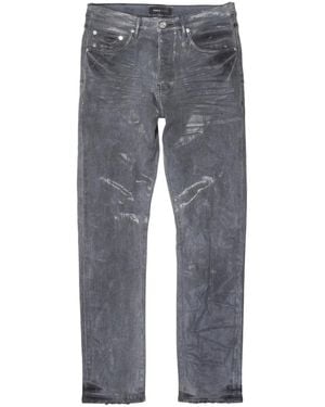 Purple Brand P005 Faded-Effect Slim Jeans - Grey