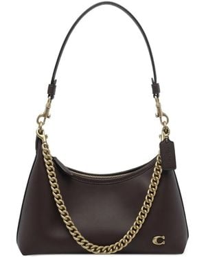COACH Juliet Chain-Link Shoulder Bag - Black
