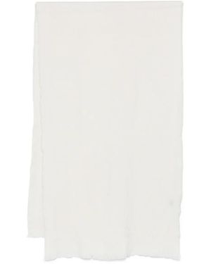 Tagliatore Frayed Scarf - White
