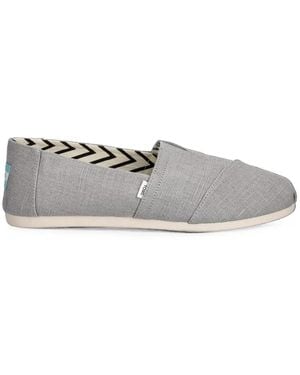 TOMS Alpargata Classic Canvas Slip-Ons - White
