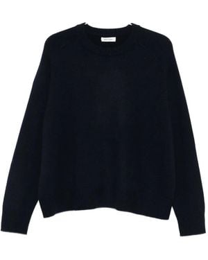 Soft Goat Klassischer Kaschmirpullover - Blau