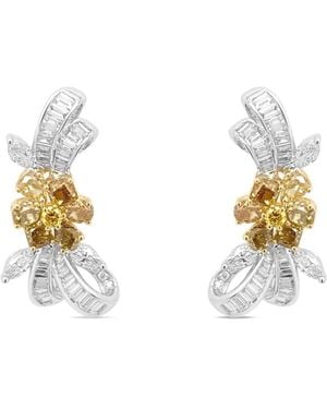 HYT Jewelry 18K And Diamond Earrings - Metallic