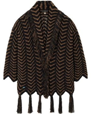 Alanui Shady Beach Single-Breasted Coat - Black