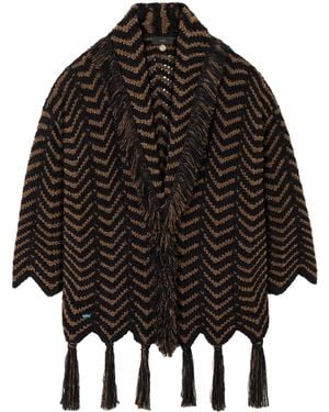 Alanui Shady Beach Single-Breasted Coat - Black