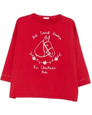 Bode Stables Embroidered T-Shirt