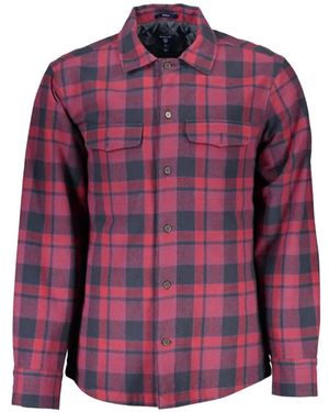 GANT Camicia A Quadri - Viola