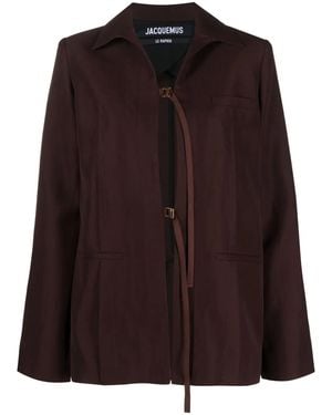 Jacquemus La Veste Amaro Jacket - Brown