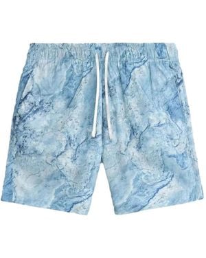 Stampd Ocean Floor Shorts - Blue