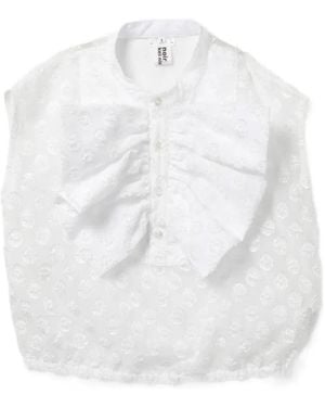 Noir Kei Ninomiya Ruffled Blouse - White