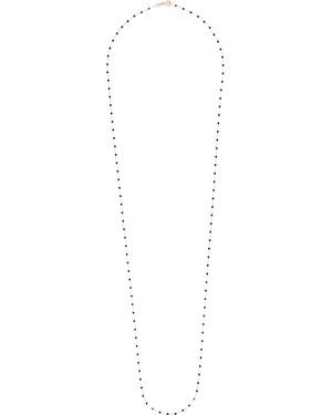 Gigi Clozeau Collier En Or Rose 18Ct À Perles - Blanc