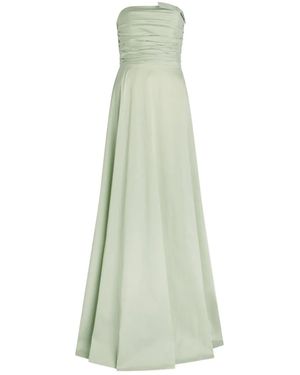 BERNADETTE Lucina Ruched Strapless Dress - Green