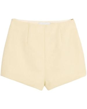 Ami Paris High Waist Mini Short - Natural