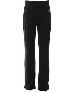 Chrome Hearts Logo-Embroidered Track Trousers - Black