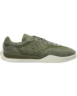Converse Run Star Suede-Leather Sneakers - Green