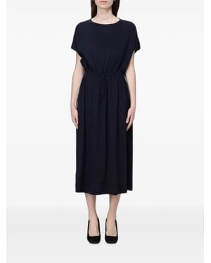 Fabiana Filippi Short Sleeve Midi Dress - Blue