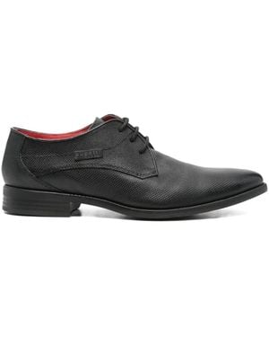 Bugatti Lace-Up Derby Shoes - Brown