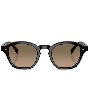 Oliver Peoples Eyles Round-Frame Sunglasses - Grey