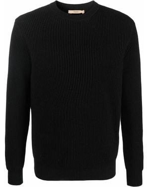 Nuur Jersey De Punto Con Cuello Redondo - Negro