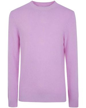 MC2 Saint Barth Regent Alpaca Blend Crewneck - Purple