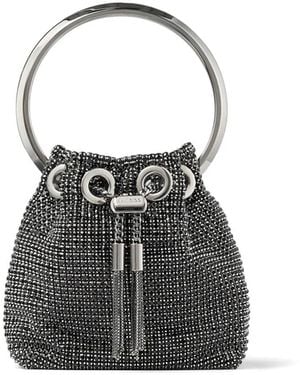Jimmy Choo Borsa A Secchiello Bon Bon Mini - Nero