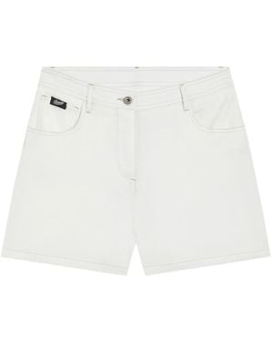 Pence Patch Pocket Shorts - White
