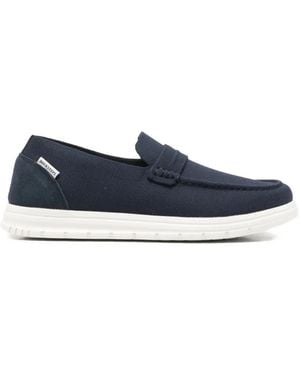 Docksteps Mesh-Knit Loafers - Blue
