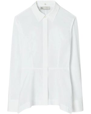 Tory Burch Poplin Buttoned Shirt - White