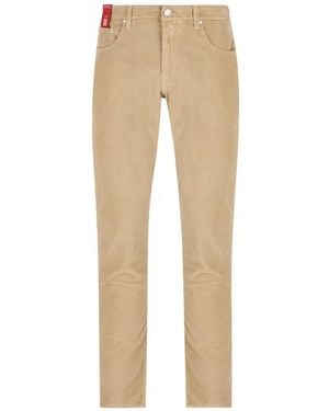Sartoria Tramarossa Michelangelo Corduroy Slim-Fit Trousers - Natural