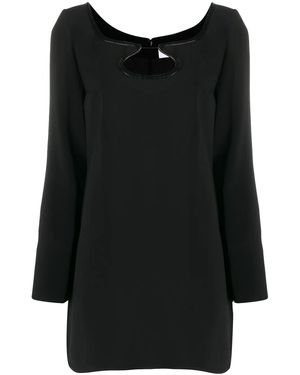 Courreges Cut-Out Detail Short Dress - Black