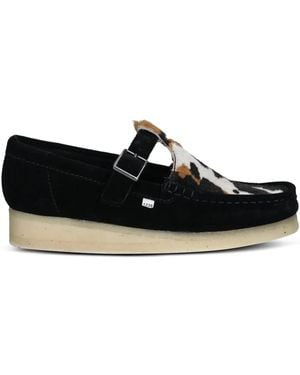 Clarks レザーローファー - ブラック