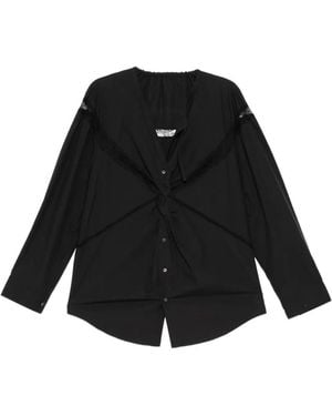 JNBY Drapep Blouse - Black