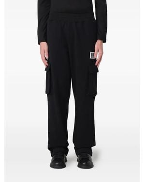 Moschino Cargo-Pocket Trousers - Black