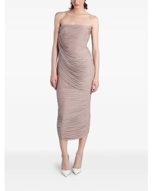 Alex Perry Schulterfreies Midikleid - Pink