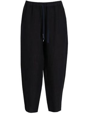 Crossley Drawstring Track Pants - Black