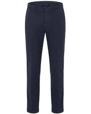 Corneliani Pantalon De Costume Teint En Pièce - Blue