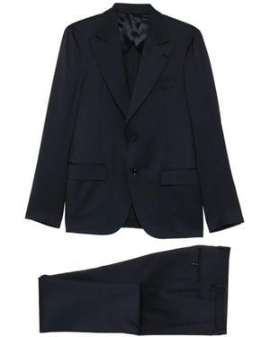 Lardini Single-Breasted Suits - Blue