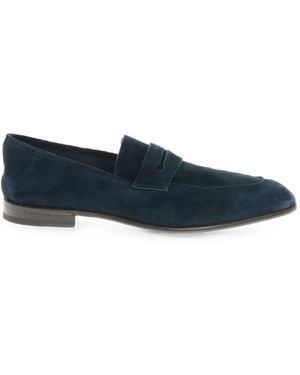 ZEGNA L'Asola Suede Loafers - Blue