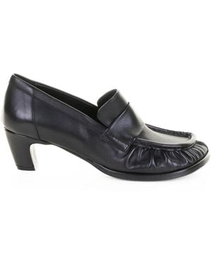 Elena Iachi 50Mm Leather Heeled Pumps - Black