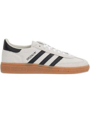 adidas Handball Spezial Sneakers Aus Wildleder - Weiß