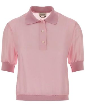 Jacob Cohen Fine-Knit Polo Shirt - Pink
